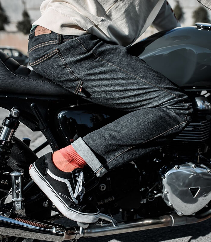Riding Culture Straight Fit Men Motorcycle Jeans
