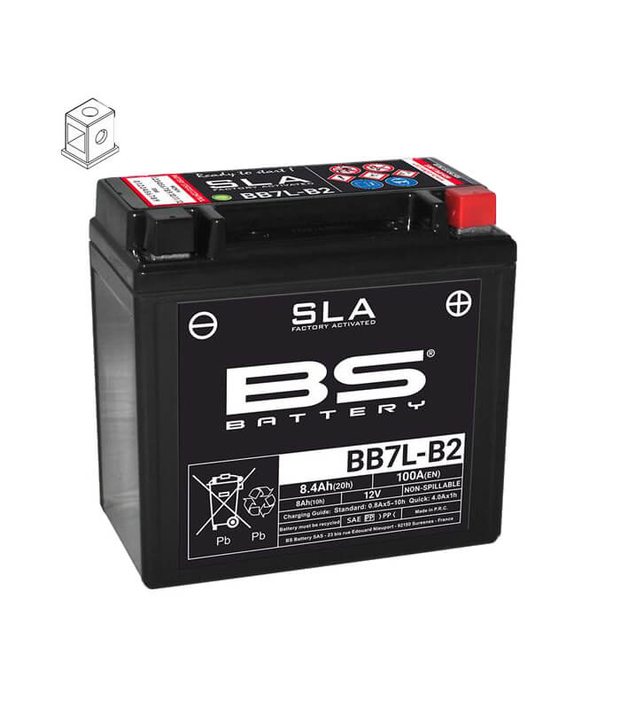 BS Batterie BB7L-B2 SLA startbereit