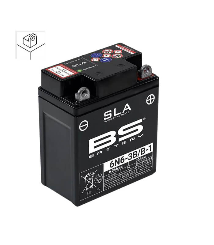 BS Battery 6N6-3B/B-1 SLA ready to use