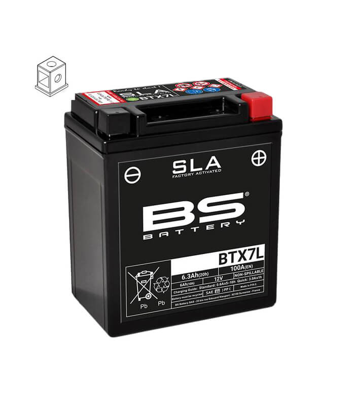 BS Batterie BTX7L SLA startbereit