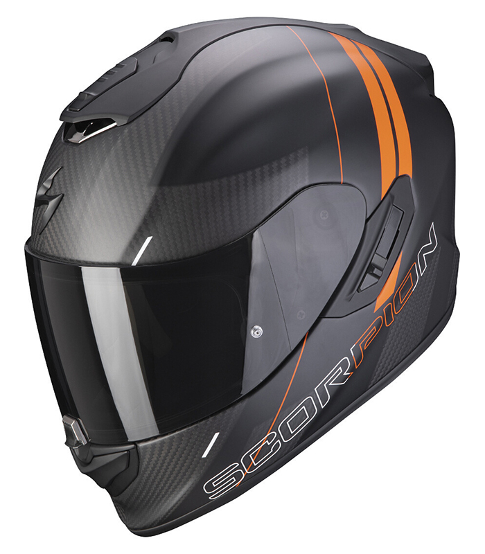 Scorpion Exo-1400 Air Carbon Drik Matt Black-Orange