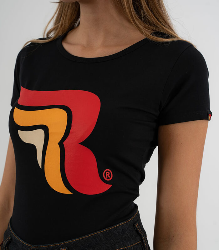 Riding Culture Logo RC Lady Black T-Shirt