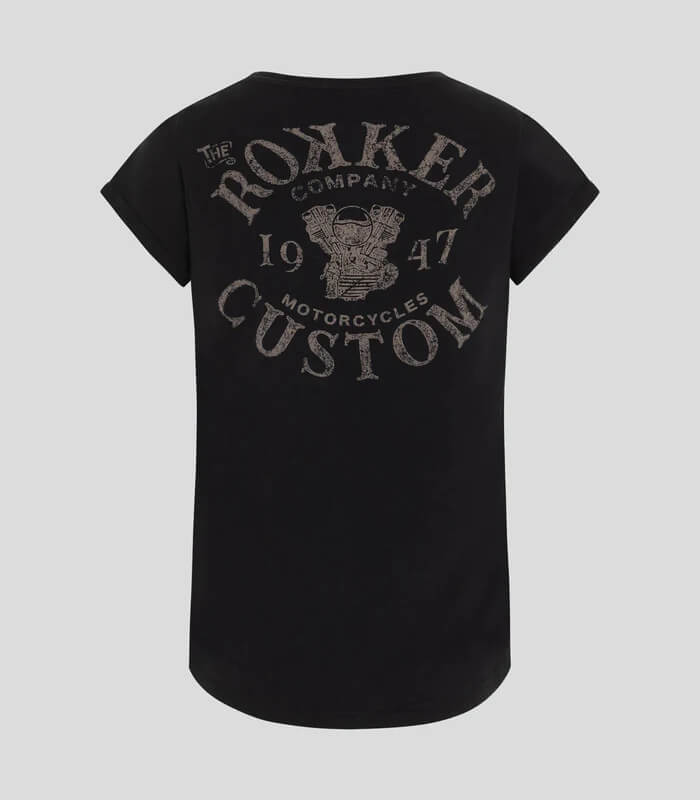 Rokker Custom Lady T-Shirt Schwarz