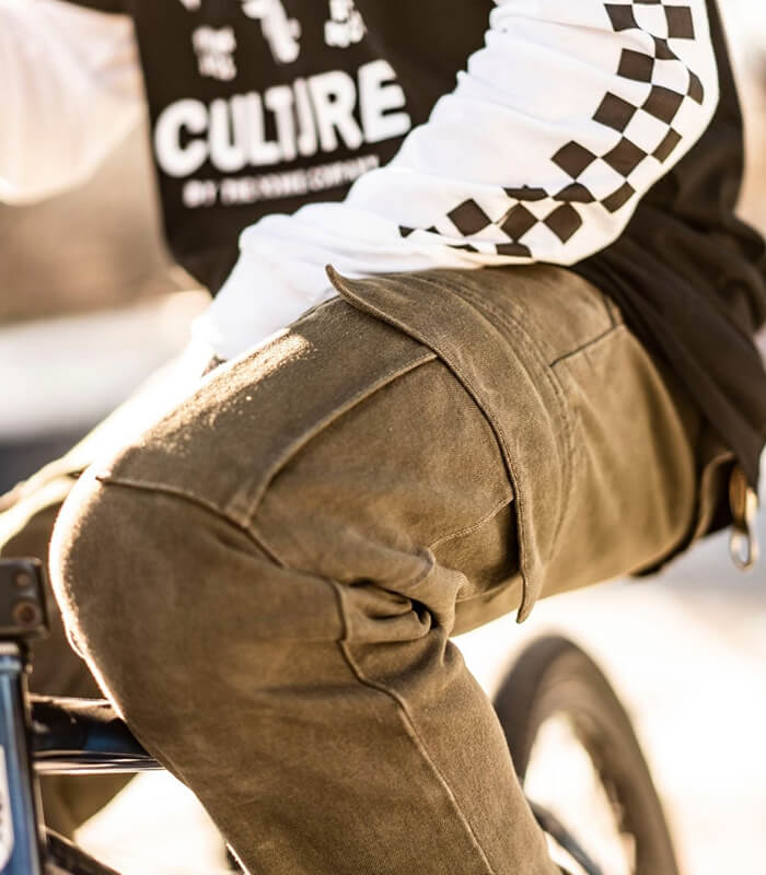 Riding Culture Cargo Olive Herren Motorradhose