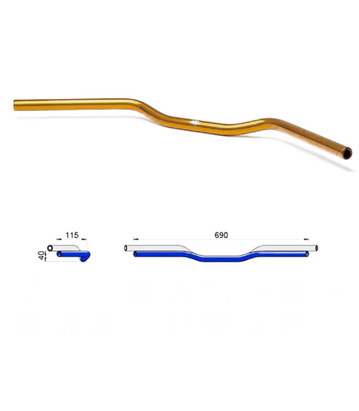 LSL Handlebars SpeedBar 22,2mm Alu AS1