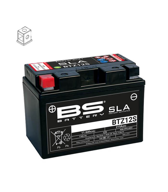 BS Batterie BTZ12S SLA startbereit