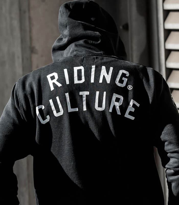 Riding Culture Black Zip Men Hoodie